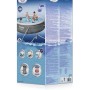Confezione del set piscina Bestway Fast Set, con immagini della piscina e degli accessori.