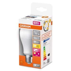 Lampadina LED E27 Osram nella confezione originale. A risparmio energetico e di lunga durata.