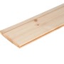 Listoni in legno chiaro non trattato, primo piano.