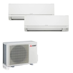 Condizionatore t.b.t. bianco per interni ed esterni.