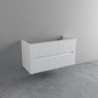 Mobile bagno sospeso t.b.t. bianco con frontale a righe.