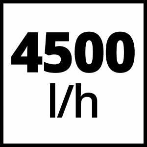 Pompa da giardino Einhell GC-GP 1045: portata 4500 l/h.