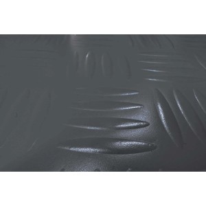 Rotolo in gomma effetto alluminio al metro