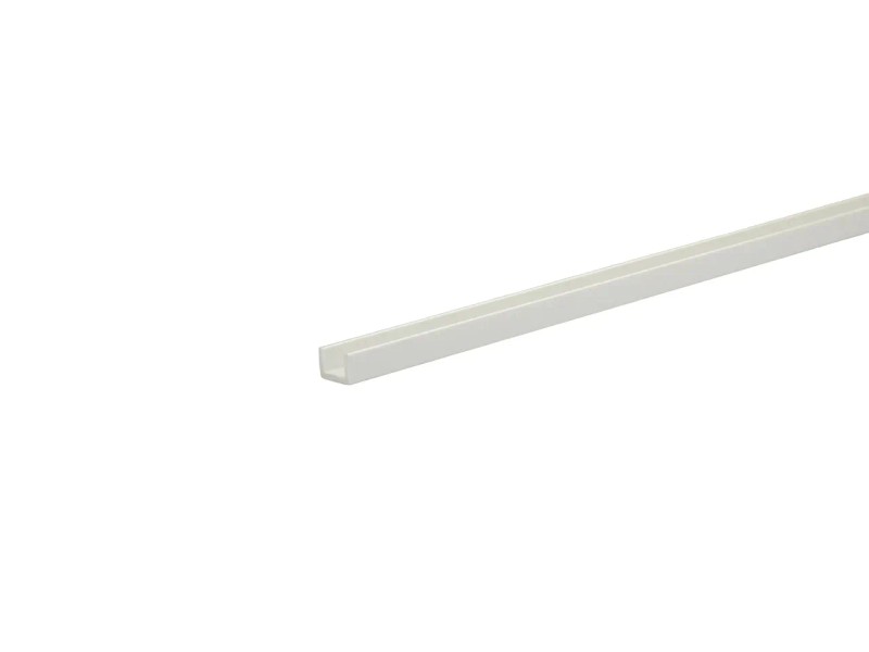 PROFILO A U, PVC COLORE BIANCO, 10X21X10 MM, 2 MT, FERRAMENTA - Ottimax - Foto 4