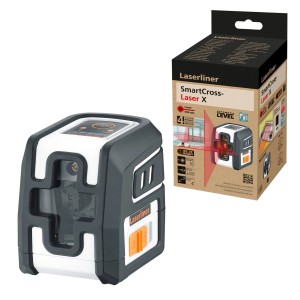 Laserliner Laser a linee incrociate X con confezione, per un allineamento preciso.