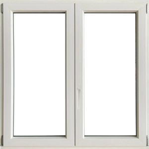 Finestra in PVC bianca a due ante per la tua casa.