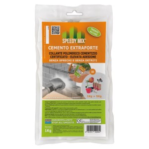 t.b.t. Cemento Extraforte in sacco da 1 kg. Malta adesiva per materiali assorbenti.