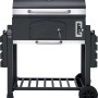Jamestown Jaxon XL barbecue a carbonella con griglia modulare e tavolini laterali.