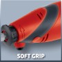 Dettaglio: Utensile per levigatura e incisione Einhell TC-MG 135 E con impugnatura morbida.
