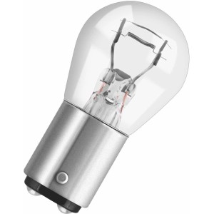 Lampadina trasparente t.b.t. per impianto elettrico auto, dettaglio.