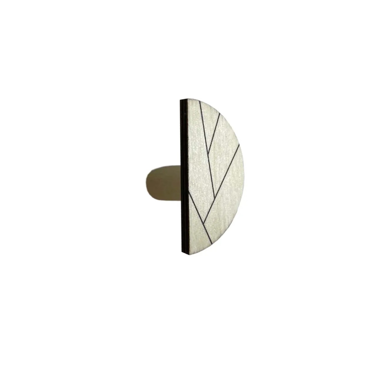 FHF Pomello Manico Legno Forma Rotonda Nero Cachi (1 Pz) F-04 – Personalizza Il Tuo Mulinello