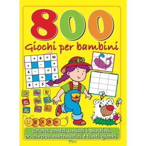 Libri per bambini con 800 giochi e passatempi in 152 pagine assortiti