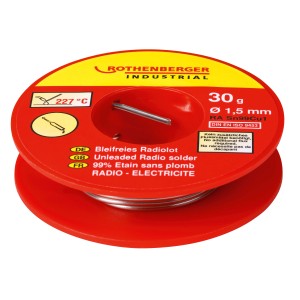 Filo di stagno per radio senza piombo Ø 1,5 mm 30 g