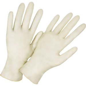Guanti monouso in vinile, taglia M, 100 pezzi, senza polvere, per uso domestico.