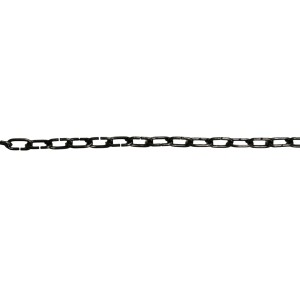 Catena saldata nera t.b.t. per diverse applicazioni.