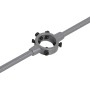 LUX Porta filiera 25 mm x 9 mm Comfort, utensile per filettature esterne.