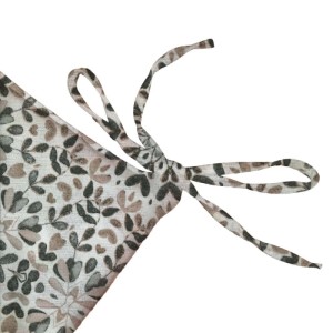 Coprisedia relax Bloom 40x40 cm grigio 4 pz