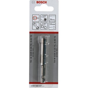 Portainserti universale Bosch 75 mm con magnete e anello, design sottile.