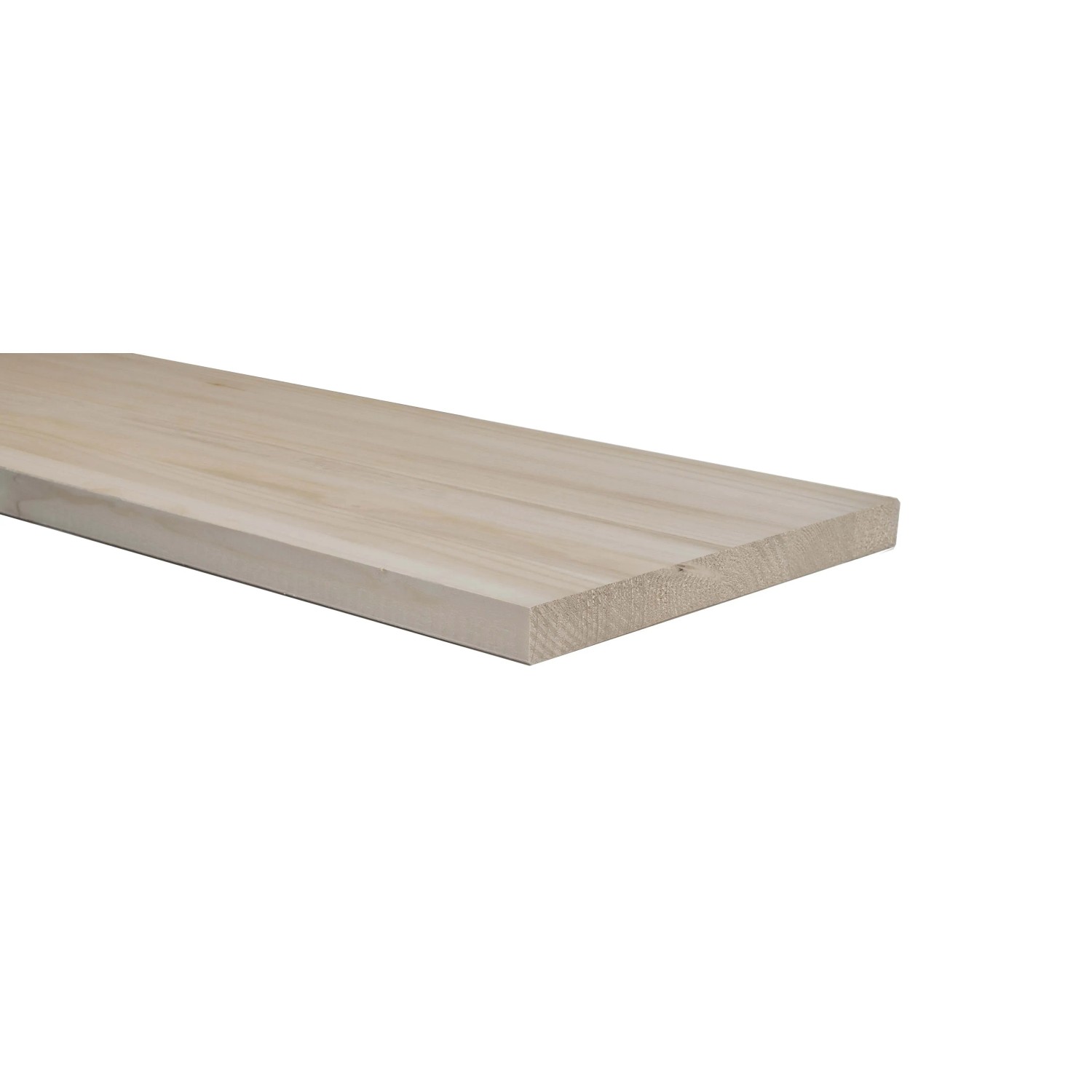 Asse di legno chiaro non trattato, Ripiani in legno, dettaglio della venatura del legno.
