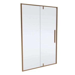 Porta doccia Pivot Slim 90-100x200 cm oro rosa
