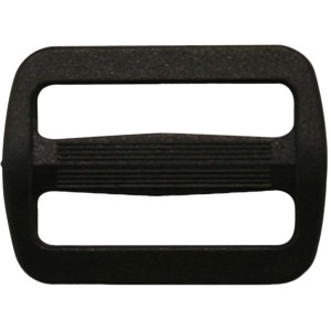 Connettore per cinturino nero t.b.t. per cinghie di tensione e cinghie di fissaggio.