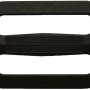 Connettore per cinturino nero t.b.t. per cinghie di tensione e cinghie di fissaggio.