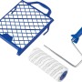 Set pittura a dispersione LUX, 3 pezzi: rullo, telaio e griglia per pittura a emulsione.