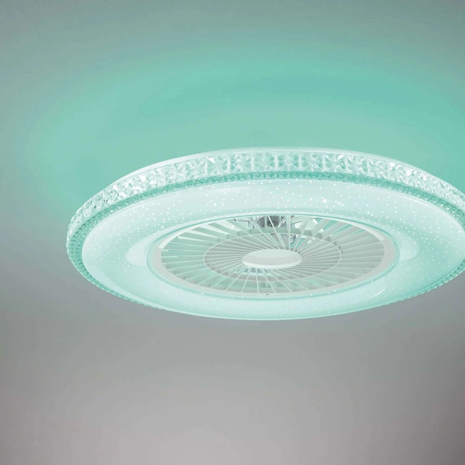 Plafoniera LED ventilatore Borea 46W 5500LM CCT dimm 59,5x15,5 cm bianco_6