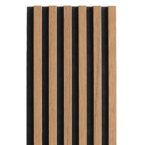 Pannello fonoassorbente decorativo Storsund rovere 240x30 cm Sp. 19 mm