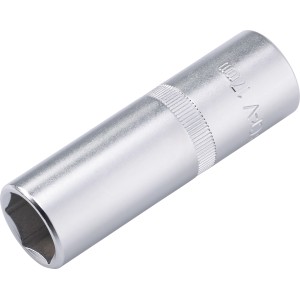 Bussola LUX Comfort 17 mm, color argento, per lavori di avvitatura con cricchetto.