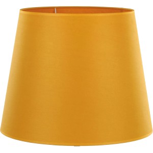 Paralume giallo per illuminazione interna, forma conica.