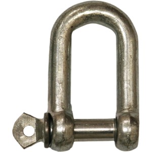 Grillo (t.b.t.) argentato in metallo, un moschettone per varie applicazioni.