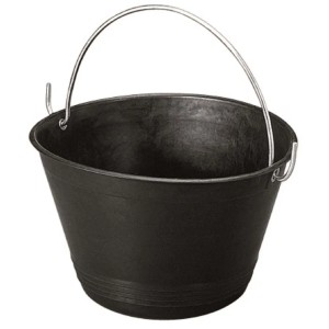 Secchio da muratore 11 l nero