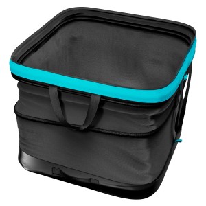 Sacco per rifiuti da giardino Gardena PopUp, pieghevole, 70x56x56 cm, grigio. Pratico sacco per foglie.