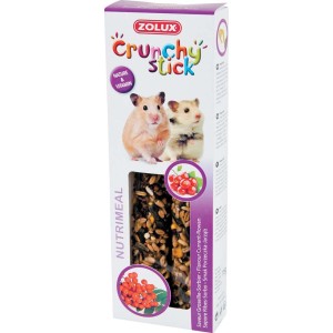 Zolux Crunchy Stick NUTRIMEAL, alimento complementare per roditori con bacche.