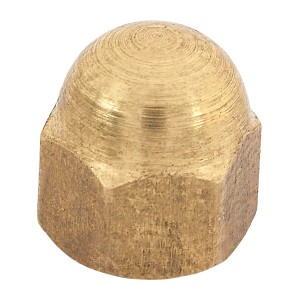 Dado a cappello LUX M5 color ottone, set da 8, per scopi decorativi e protezione.