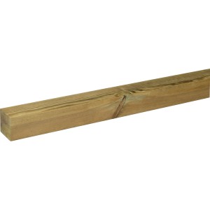 Palo in legno per recinzioni, finitura naturale, per uso esterno.