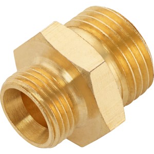 Raccordo di riduzione LUX in ottone, da 1/2" a 3/8", per accessori compressore.