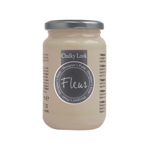 Pittura a gesso Fleur in barattolo di vetro, tonalità t.b.t., per progetti fai-da-te.