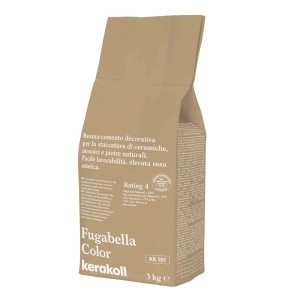 Fugabella Color stucco per fughe Kerakoll, sacco da 3 kg per piastrelle, mosaici e pietra naturale.