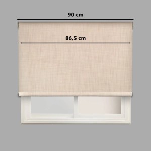 Tenda a rullo Moon oscurante 90x250 cm beige