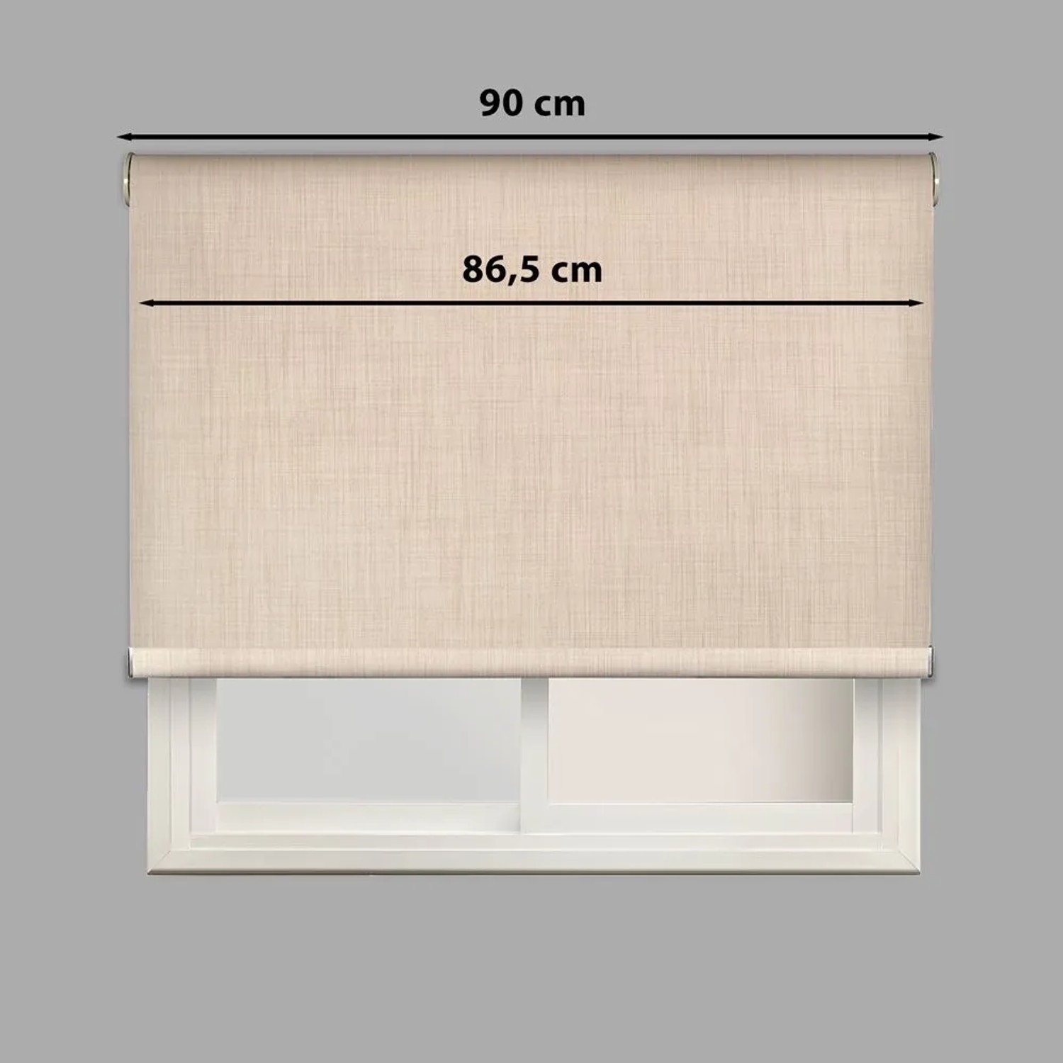 Tenda a rullo Moon oscurante 90x250 cm beige_2