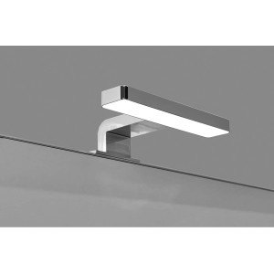 Faretti da incasso per esterno t.b.t. moderni, effetto cromo.