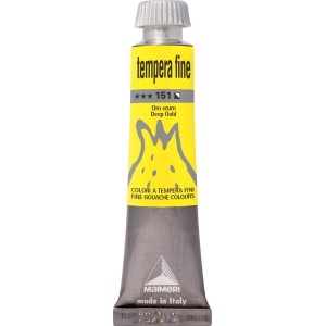 Tubo di tempera gialla (Oro scuro/Deep Gold) di Maimeri.