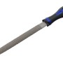 Raspa per legno semitonda LUX-TOOLS (200 mm) con manico ergonomico per sgrossatura.