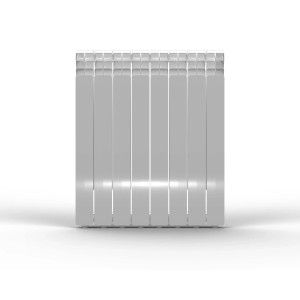 Radiatore Global in alluminio interasse 800 8 elementi bianco