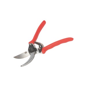 Cesoie bypass da giardino con manici rossi, taglio max 13 mm per giardinaggio.