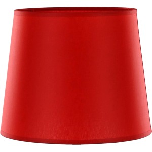 Paralume rosso t.b.t. per lampade e illuminazione.