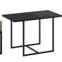 Set di mobili da giardino t.b.t. con tavolo e due sedie in rattan.