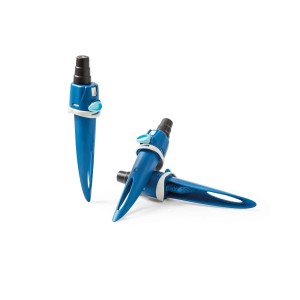Supporto per irrigazione t.b.t. blu per il giardino, 3 pezzi.